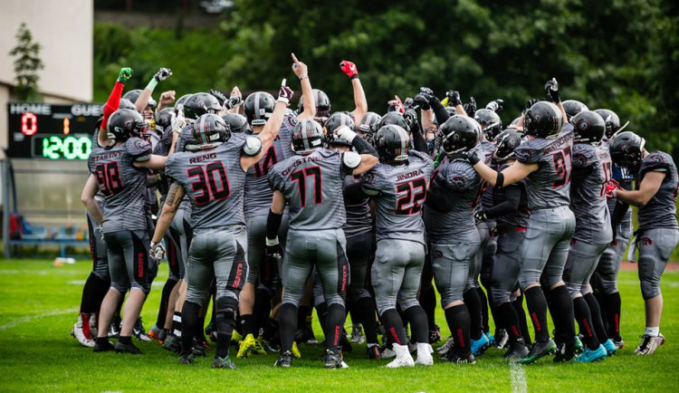 Gladiators vstoupili do Paddock ligy přesvědčivě, Ústí nad Labem deklasovali 37:0