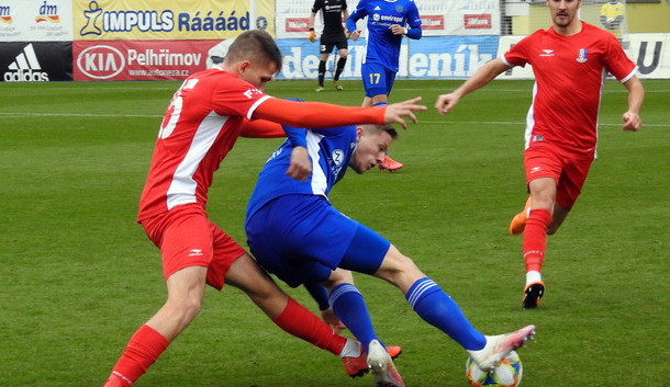 Místo první domácí výhry rozčarování. Vysočina podlehla nováčkovi z Blanska 1:4