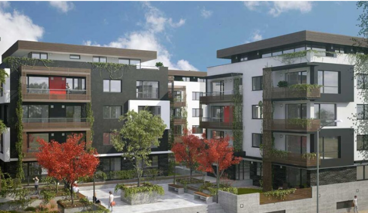 Projekt Rezidence Vrchlického ožil, na místě zbouraných kasáren vyrostou do příštího podzimu čtyři bytové domy