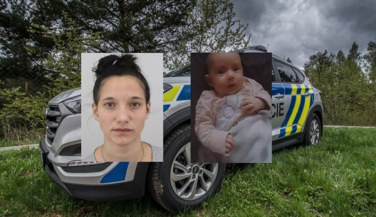 Policie hledá Adélu, která se nevrátila z procházky s tříměsíční dcerou. Měla by mít červenobílý kočárek
