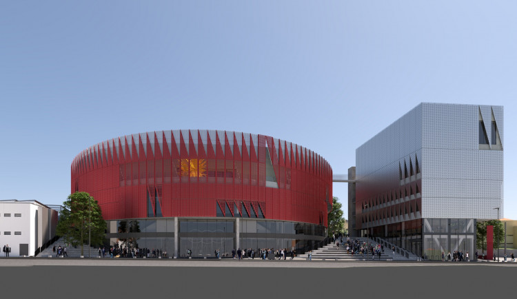 Jihlava chce zahájit výběrové řízení na stavbu Horácké arény za 1,4 miliardy. Podívejte se na úpravy projektu