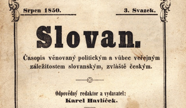 Karel Havlíček žurnalista. Uběhlo 172 let od vydání prvního Slovanu, který je považován za vrchol jeho tvorby