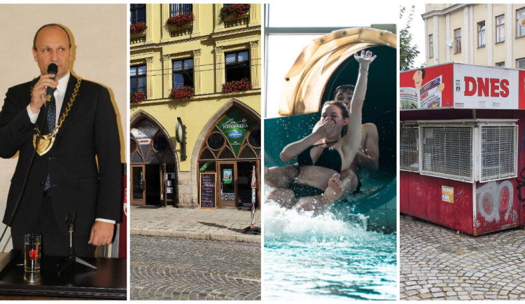 ŘÍJEN 2022: Nový primátor Ryška, Radniční restaurace a Vodní ráj v ohrožení, konec trafiky v Jihlavě