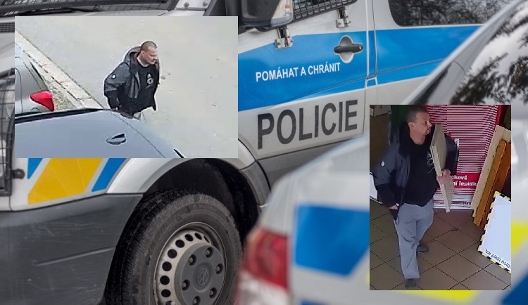 Policie šetří krádež brusky z prodejny za 16 tisíc korun. Není vám povědomý muž na fotkách?