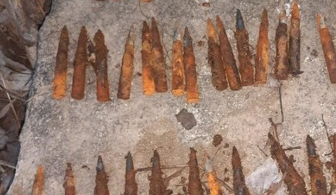 V rybníku v Telči někdo našel třicet kusů pěchotní munice. Postaral se o ni pyrotechnik