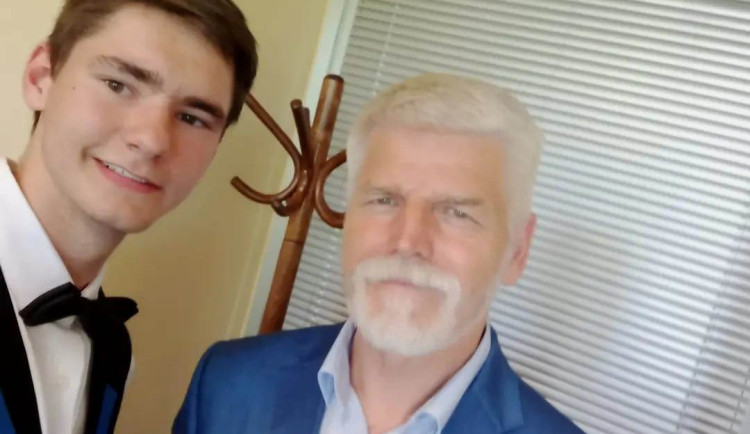 Obsluhoval jsem českého prezidenta, bylo to neskutečné, vzpomíná šestnáctiletý Erik Mareš z Jihlavy