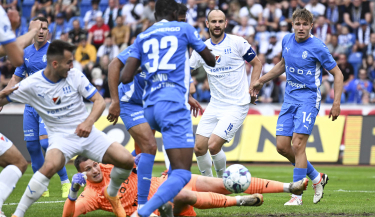 Fotbalisté Baníku nezvládli domácí duel o Evropu s Boleslaví, prohráli vlastním gólem