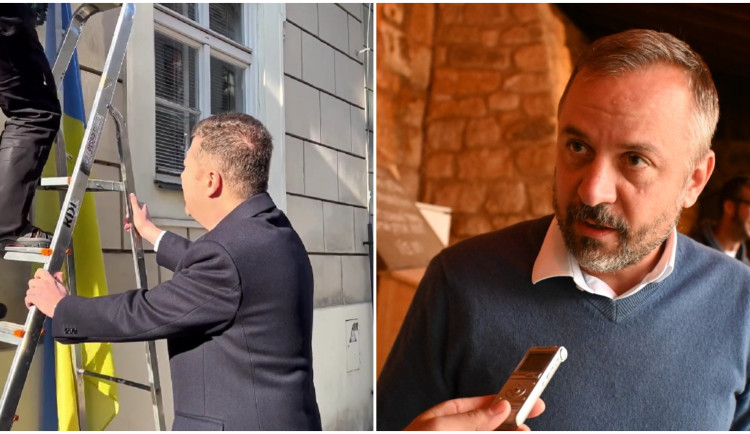 Chování ruského kolaboranta a labilního ubožáka, reaguje na Okamuru Ženíšek