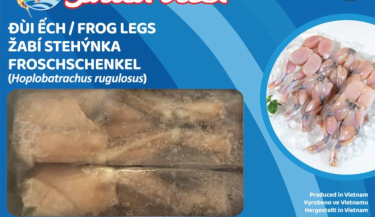 V žabích stehýnkách z Vietnamu našli salmonelu, tuny už prodali