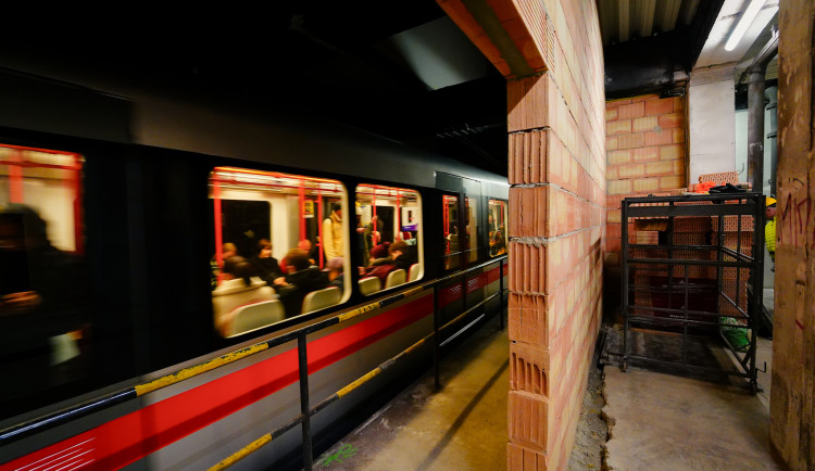 Stanici metra Pankrác by po rekonstrukci mohli otevřít už před Vánoci