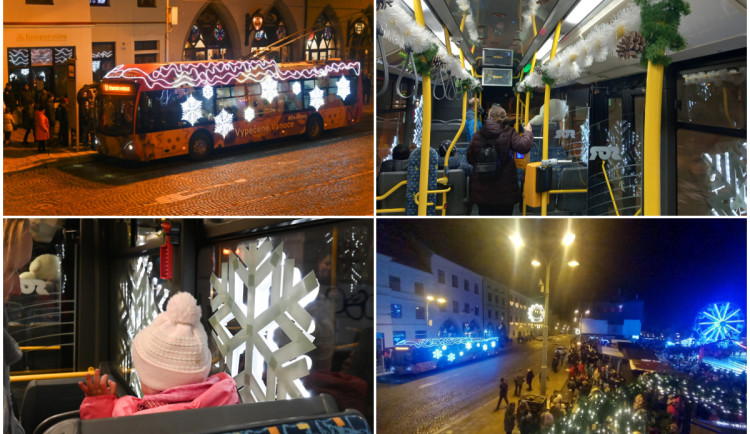 ANKETA: Jihlavský vánoční trolejbus se líbil. Získal speciální ocenění