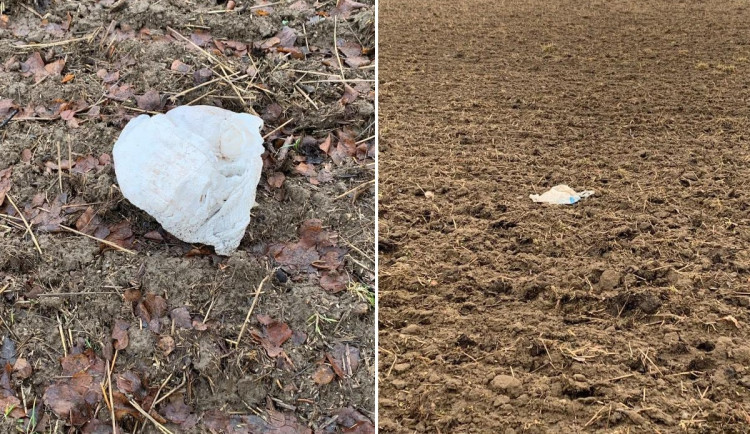 Kdo vyhazuje použité pleny u Hlávkova na Jihlavsku? Místní prosí o pomoc